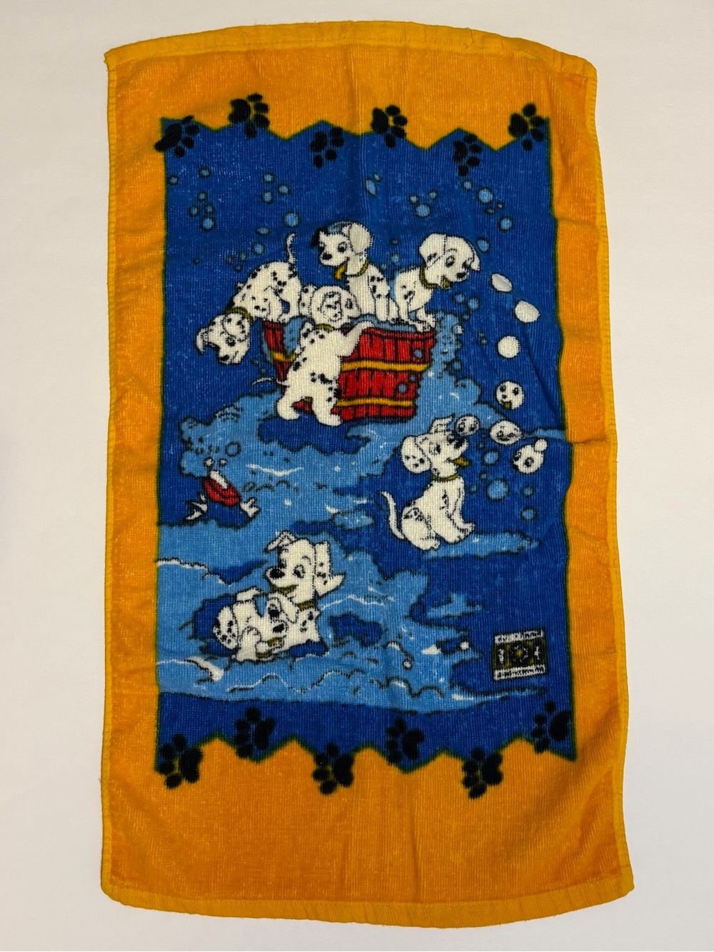 101 Dalmations Disney Kids Towel Vintage